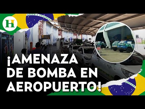 ¡Por amenaza de bomba! Evacúan aeropuerto en Brasil, en vísperas de la cumbre del G20