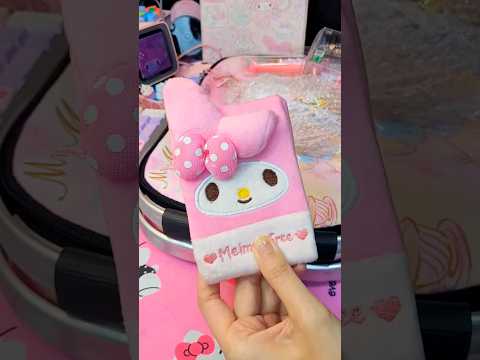 ASMR My Melody Collection Unboxing 🎀💗 #sanrio