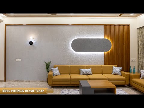 Luxuries Interior Design for 3BHK Apartment at Low Budget | Ahmedabad, Gujarat