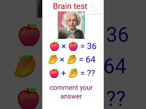 Brain test || #math #quizgame #quiz #mathematics #gkquestion