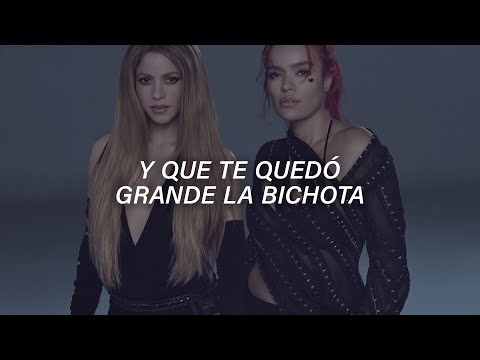 Karol G & Shakira - TQG (Letra/Lyrics)