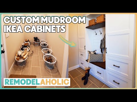 Escape the Clutter: Transform Your Mudroom with IKEA Cabinets