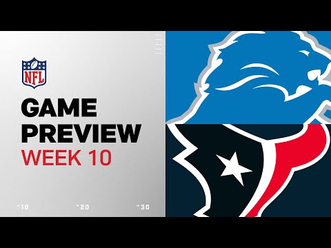 Detroit Lions vs. Houston Texans | 2024 Week 10 Game Preview