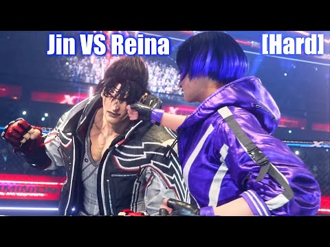 Tekken 8 - Reina VS Jin Boss Fight (Hardest Difficulty)