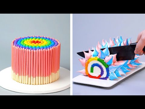 So Tasty Rainbow Cake Decorating Ideas | Extreme Cake