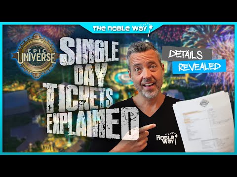 Epic Universe Single Day Tickets Explained! How To Buy & Details Revealed! Universal Orlando Resort