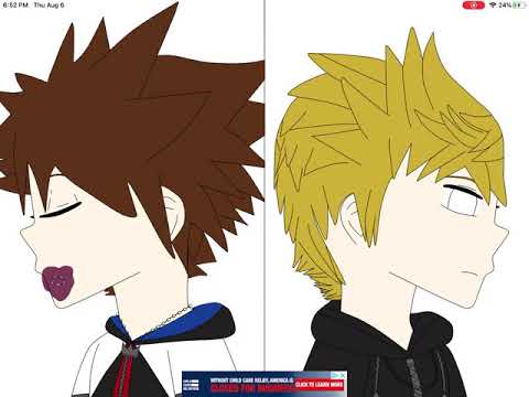 Sora and Roxas speedpaint