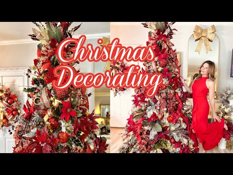 🎄NEW!! CHRISTMAS TREE DECORATING + WREATH~Elegant🎄"I Love Christmas episode 17 Olivias Romantic Home