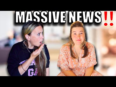 Jamie has some HUGE NEWS! 😮 LIFE CHANGING!!