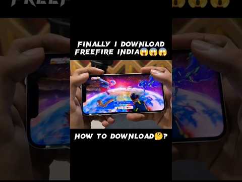 finally I download freefire India😱😱/how to download freefireindia🤔#shorts #short #youtubeshorts