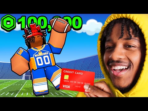 Spending $100,000 on Roblox NFL Universe Football