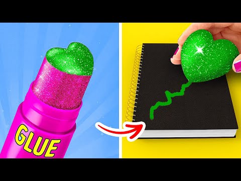 LAZY STUDENTS LIFEHACKS 📚 Ace Your Exams with These Tricks! School DIYs Challenge by 123 GO