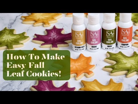 Fall Leaf Cookies