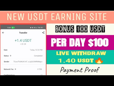 Sing-Up Bonus 10$ | USDT Mining App | Make Money Online | Daily Earn Money | USDT Mining Site