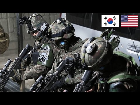 ROK and US troops patrol the Korean DMZ 2023 (Short clips, No sound)