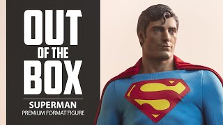 Superman The Movie Premium Format Figure DC Statue Unboxing | Out of the Box