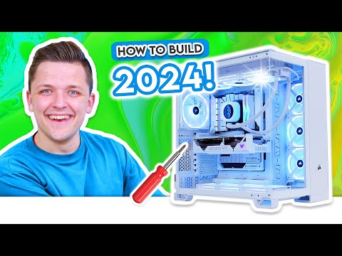 How to Build a Gaming PC in 2024! 🛠️ [Step by Step Assembly, Wiring, BIOS, Windows & Drivers!]