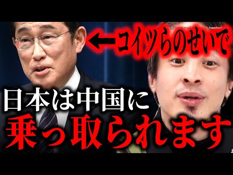 ※コイツらはガチでやります※日本国民より中国優先する岸田政権。あなたの故郷も中国に乗っ取られるかもしてません【ひろゆき　切り抜き/論破/岸田文雄　岸田首相　自民党　政治　社会　領土　韓国】