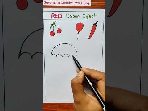 Red object things | Red colour objects | Special Red objects | #red #shorts #youtubeshorts