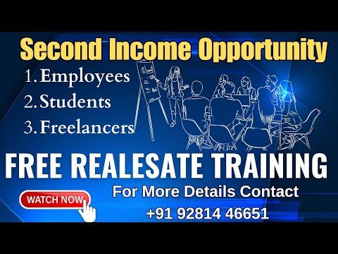 Second Income Opportunity | Free Real-estate Training | #jobs2024 #jobsforfreshers #freelancer