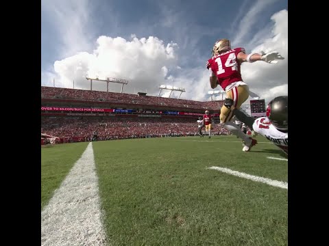 Ricky Pearsall catches for a 46-yard Touchdown vs. Tampa Bay Buccaneers