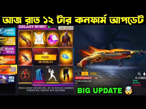 আজ রাত ১২ টার কনফার্ম আপডেট ।। Next TopUp Event Confirm ।। Return Faded Wheel ।। FF New Event