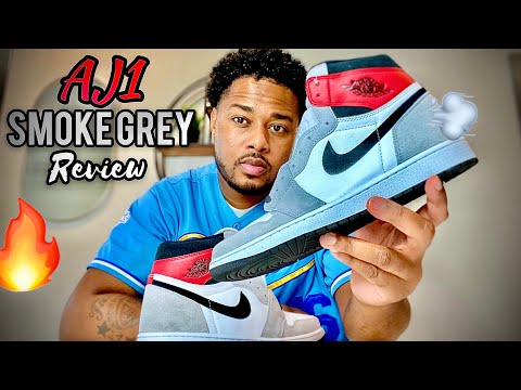 THESE ARE 🔥 AIR JORDAN 1 LIGHT SMOKE GREY Detailed REVIEW