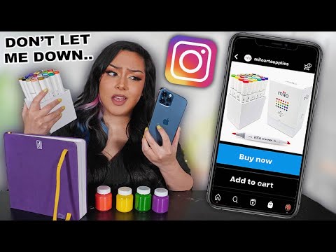 Letting Instagram Shop Pick My Art Supplies...WHAT A MESS!!