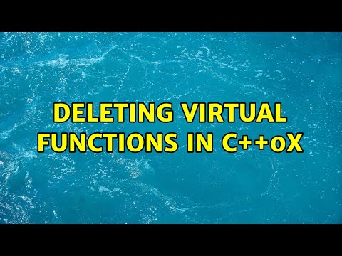 Deleting virtual functions in C++0x (2 Solutions!!)