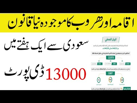 Saudi Arab Law About Ban In Haroob And Iqam Expired | Saudi Urdu News Today | Sahil Tricks