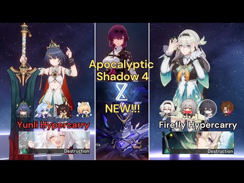 E0 Yunli & E0S1 Firefly | Apocalyptic Shadow v2.4 3 Star | Scuff Builds | Honkai: Star Rail