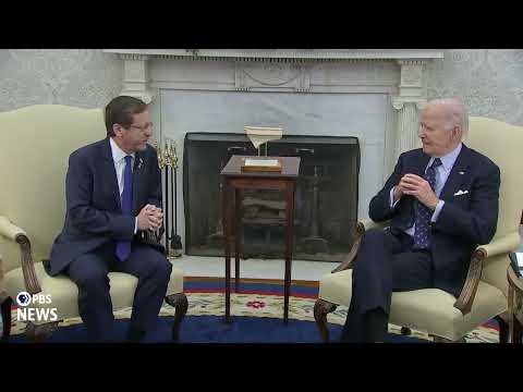 WATCH: 'You've been an incredible friend to Israel,' Herzog says to Biden in White House meeting