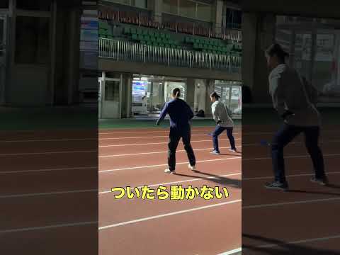 【陸上TR】横方向に進みつつ、臀部や股関節周りで受け止める学習