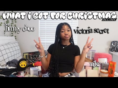 WHAT I GOT FOR CHRISTMAS 2023 || ugg, nike, victoria secret, fashion nova, jimmy choo