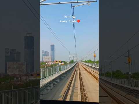 Driverless Metro 😯 in Delhi 😍 #amityuniversity #amityuniversitynoida #amitynoida #amity #delhimetro