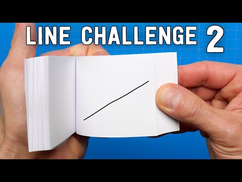 Flipbook LINE Challenge 2 // What can I do with just a line?