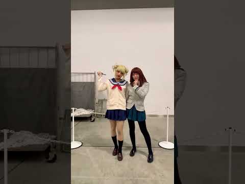 My Hero Academia cosplay Himiko Toga and Ochako Uraraka cosplay#video#anime#trendingshorts#trending