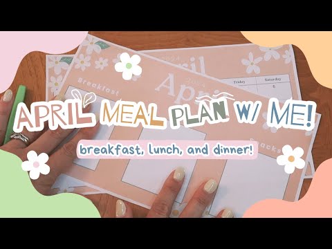 MOM NEEDS A BREAK...OUR SIMPLE MENU FOR APRIL || BREAKFAST LUNCH AND DINNER