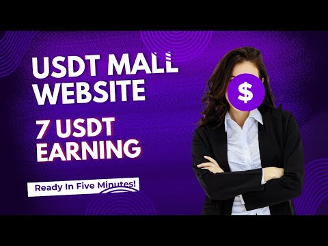 USDT Shopping Mall Website | Make Money Online Passively🤑 7$ Live withdrawal Huge Profit Making Site