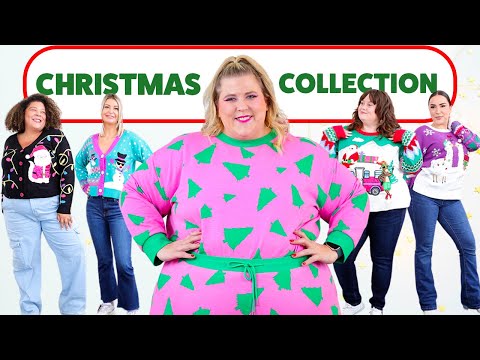 How Christmas Sweaters REALLY Look on Different Body Shapes 🎄 | Plus Size Try-On Haul