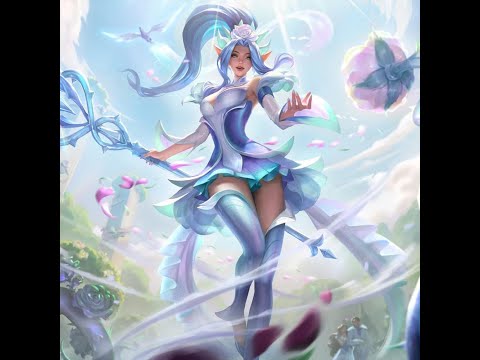 Crystal Rose Janna - League of Legends Skin Showcase