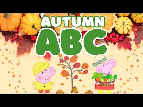 PEPPA PIG Autumn Fall ABCs! | ABC Alphabet Learning Video for Toddlers and Kids | Learn ABCs