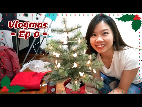 🎄Vlogmas Ep.0: 去Ikea买圣诞装饰!! Set up圣诞树