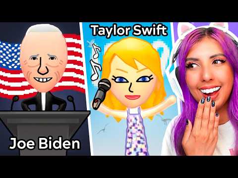 I added Joe Biden and Taylor Swift into Tomodachi Life