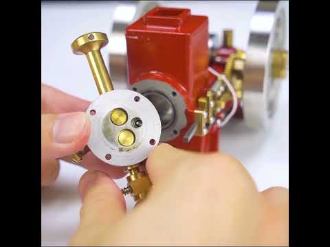 Awesome REAL Mini Gasoline Engine Run Test #engine #run #gasoline