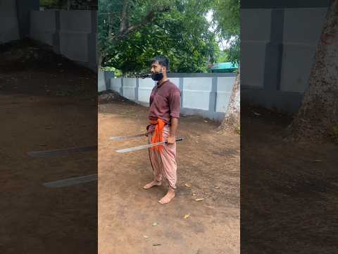 Indian Martialarts triple swords #martialarts #kalaripayattu #silambam #karate