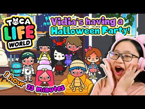 Vidia's Halloween Party Plus MORE! - Let's Play Toca Life World!