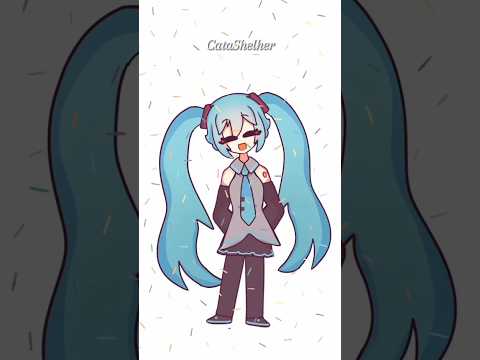 MIKU MIKU OO EE OO |[Miku Trend in my style]| #hatsunemiku #miku #mikumikudance #animation 💙