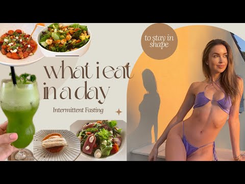 WHAT I EAT IN A DAY | INTERMITTENT FASTING *STAY IN SHAPE*  | EMMA MILLER