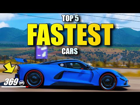 The Top 5 FASTEST CARS in Forza Horizon 5 (2023)